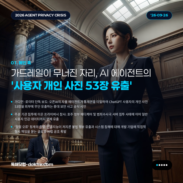 AI가 개인사진 53장 유출